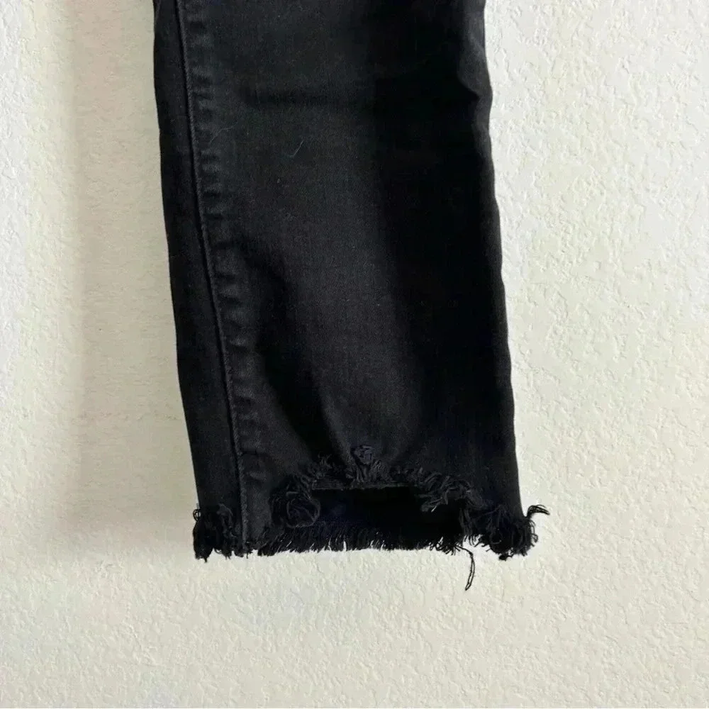 Levi's 724 Straight Crop Jeans |Black Pixel| size 26